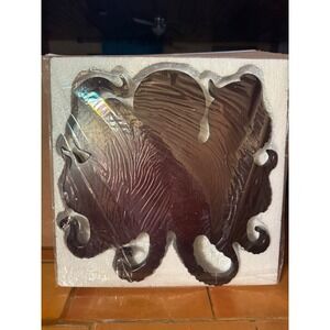 Large Octopus Wall Decor Nautical Beach House Coastal Hanging Art Dark Brown 11"